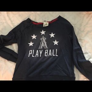 PINK Victoria’s Secret MLB Angels Sweatshirt LARGE